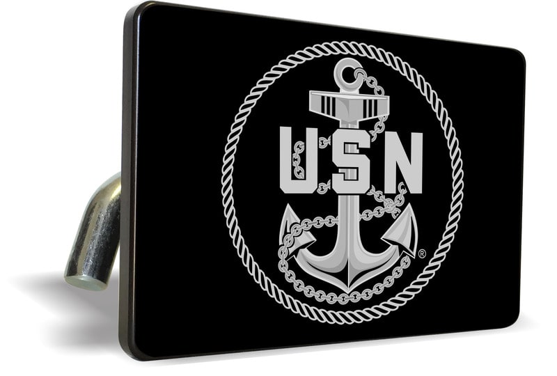 U.S. Navy Chief Fouled Anchor, USN - Tow Hitch Cover